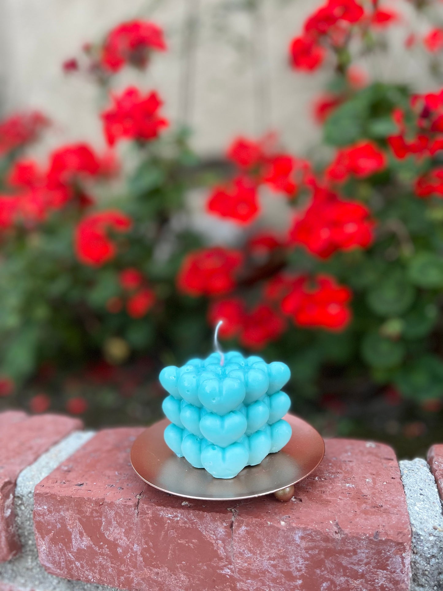 Rose Gold Iron Candle Plate