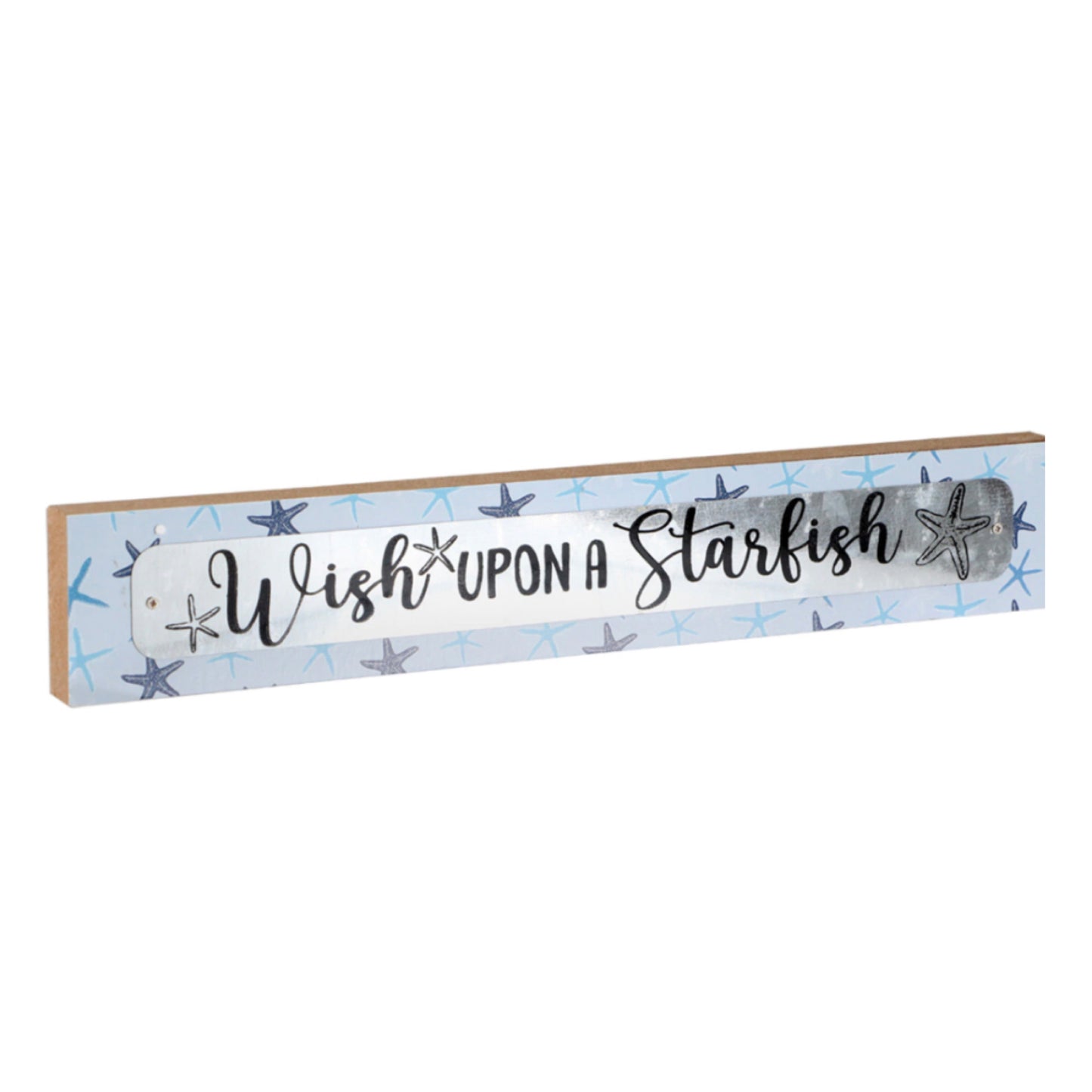 “Wish Upon A Starfish” Wood Plaque