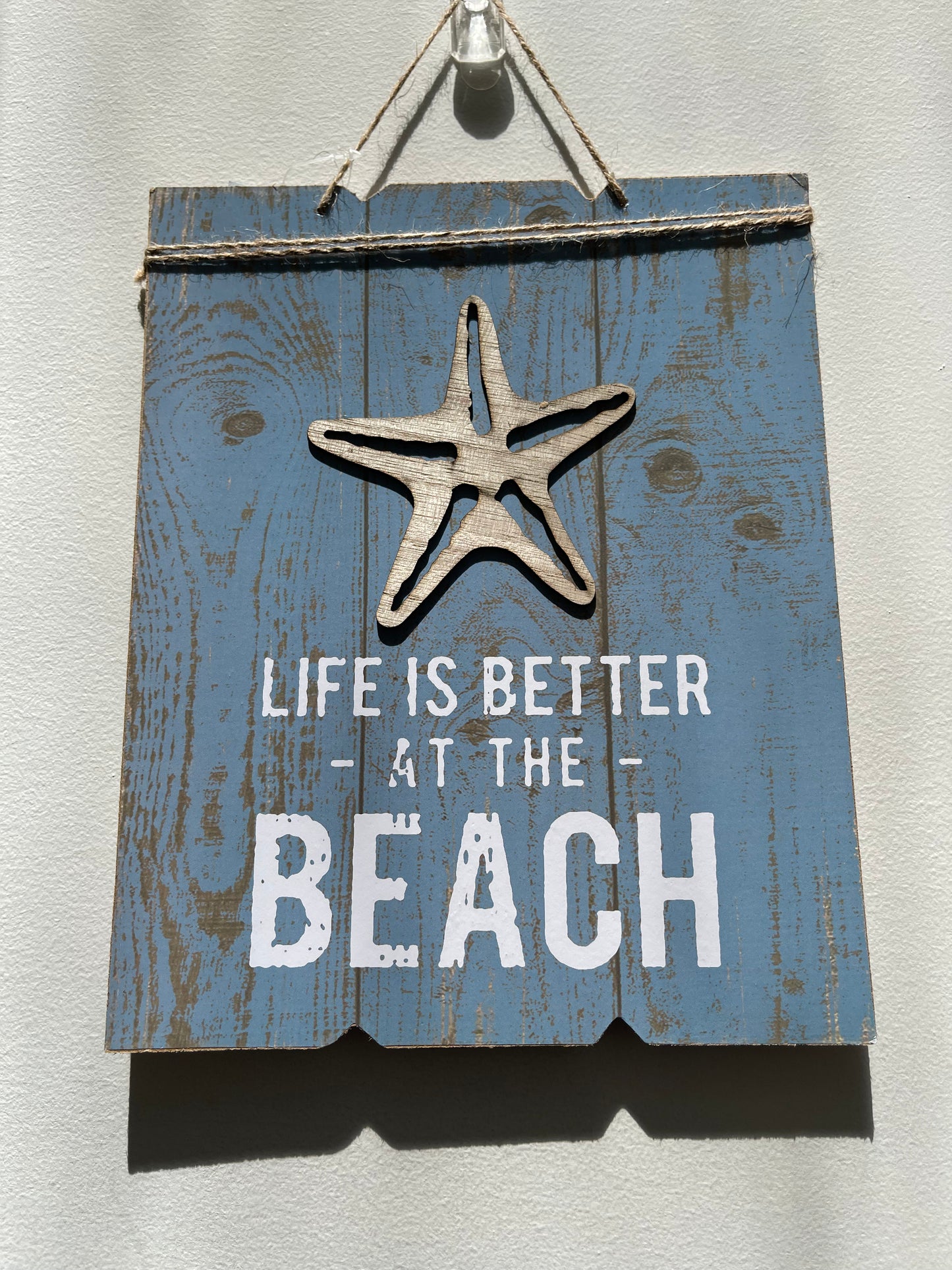 “Life Is Better At The Beach” Hanging Sign