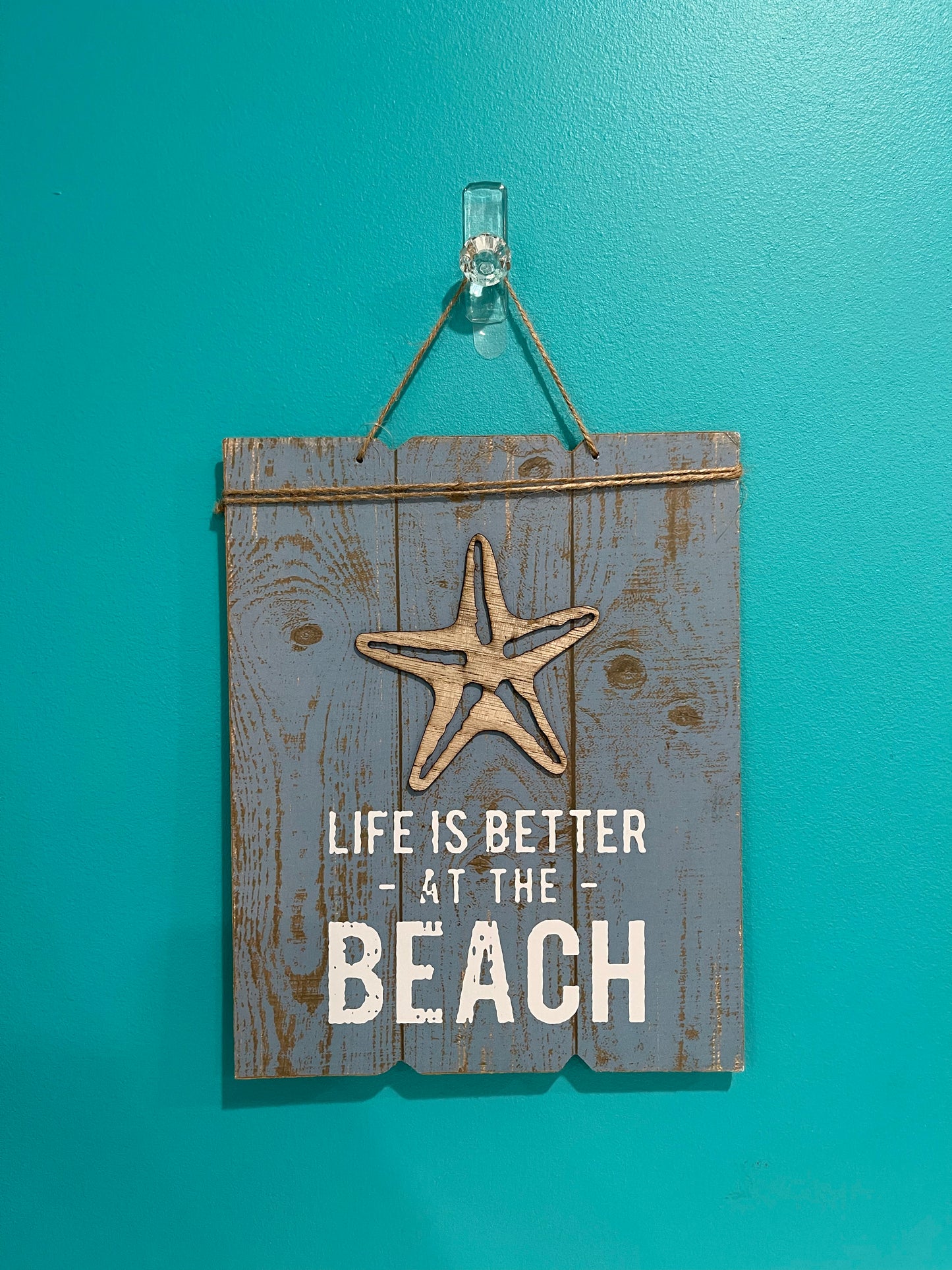 “Life Is Better At The Beach” Hanging Sign