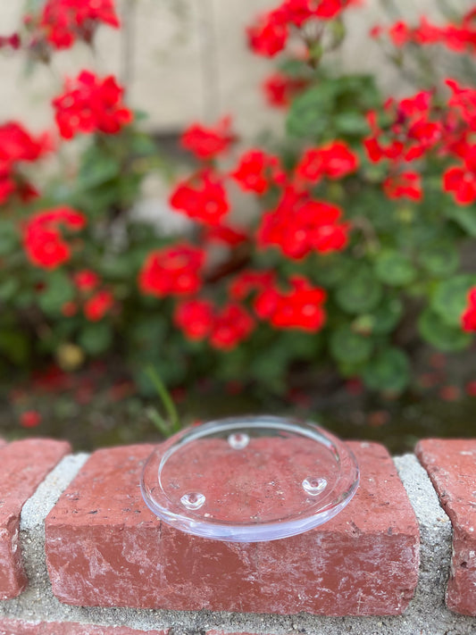 Glass Candle Plate