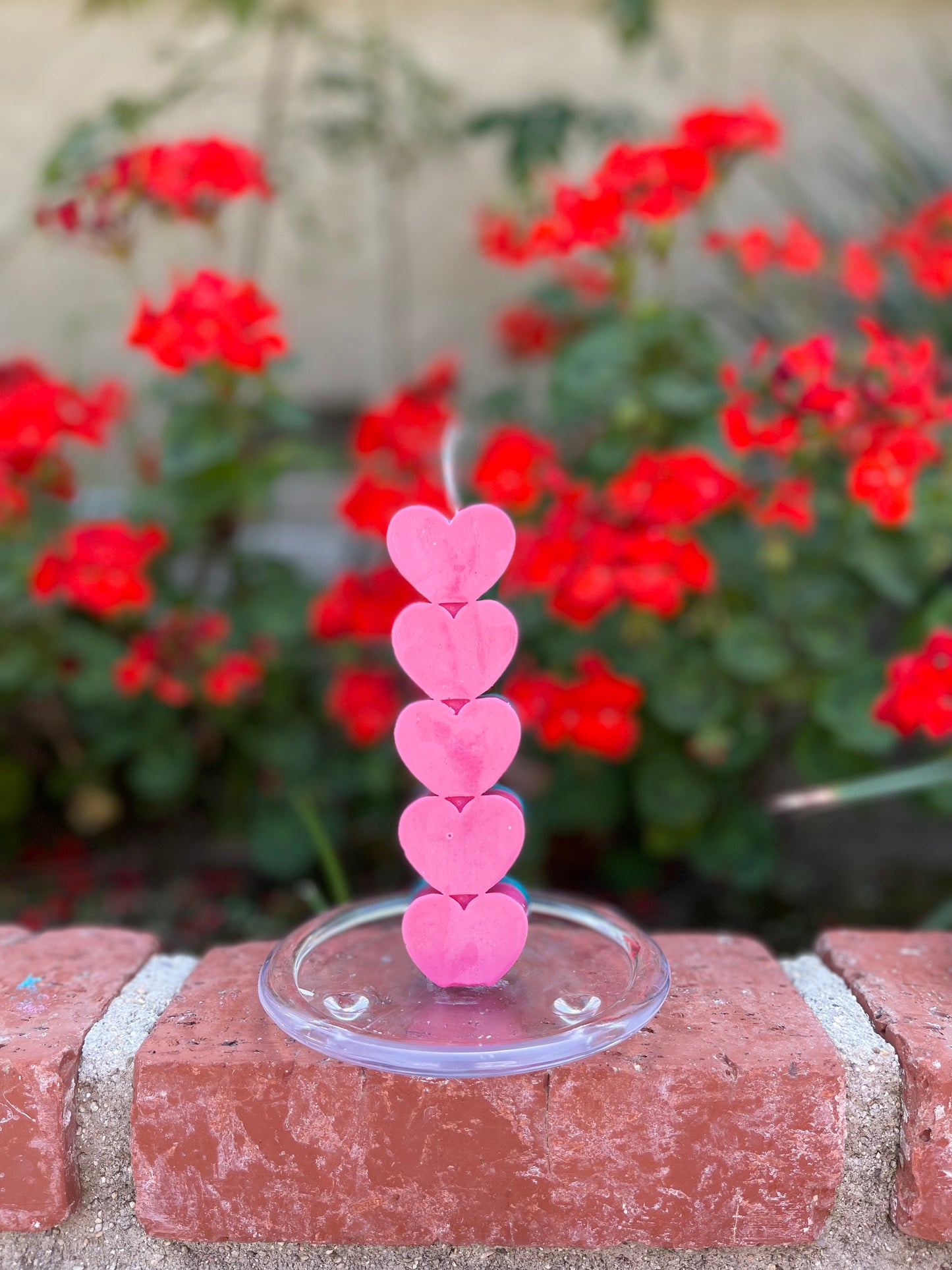 Glass Candle Plate