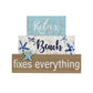 “Relax The Beach Fixes Everything” Tabletop Sign