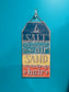 “Salt In The Air Sand In My Hair” Hanging Sign