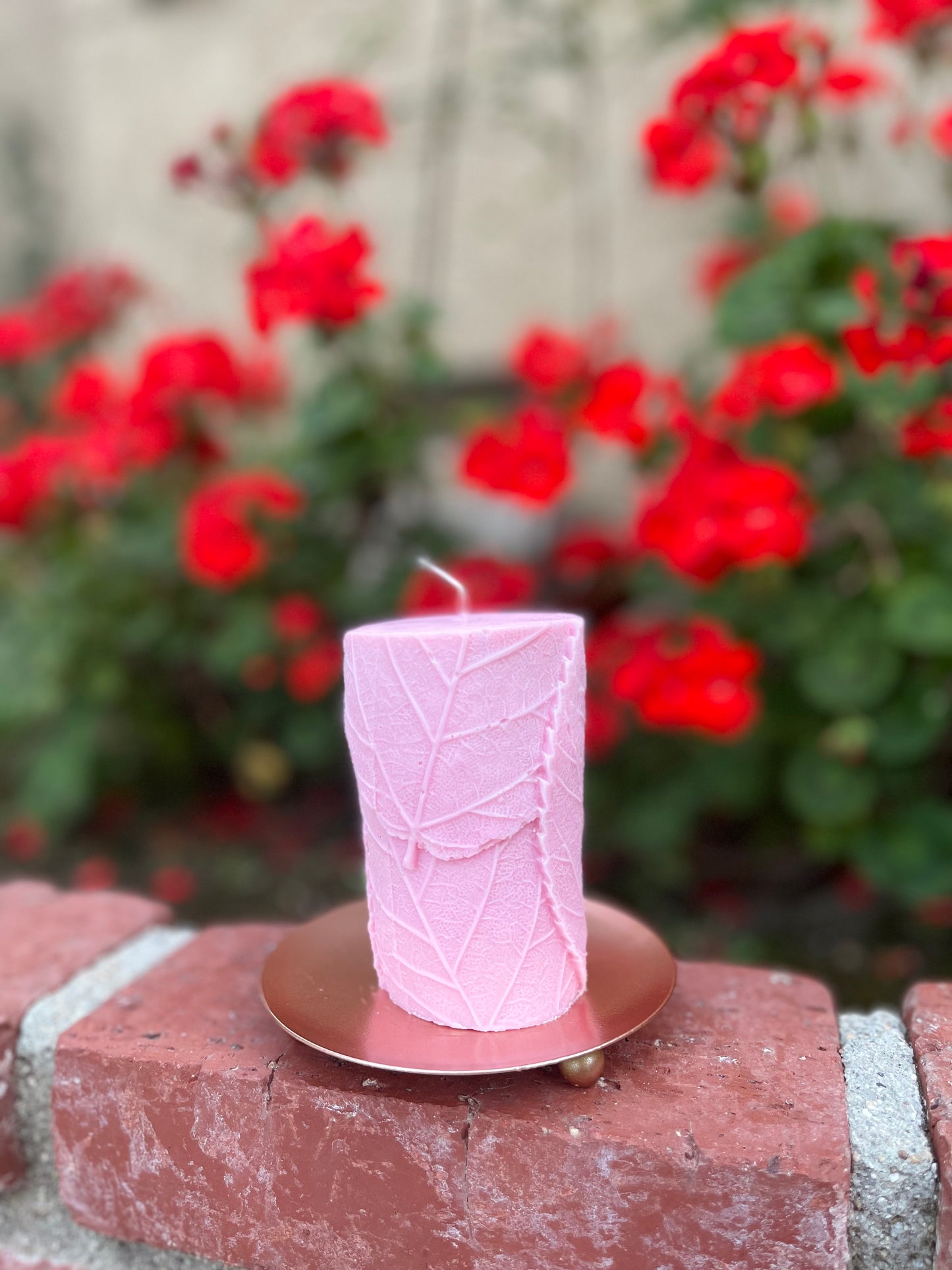 Rose Gold Iron Candle Plate