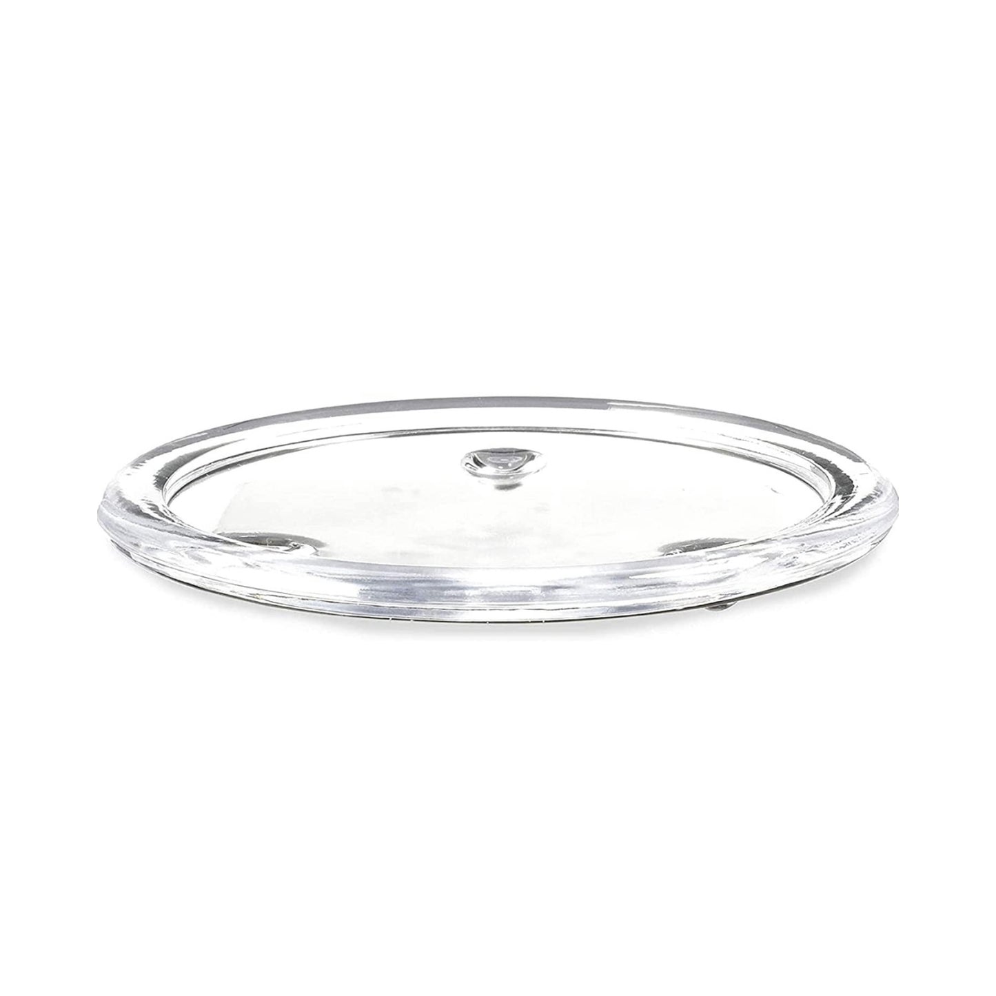 Glass Candle Plate